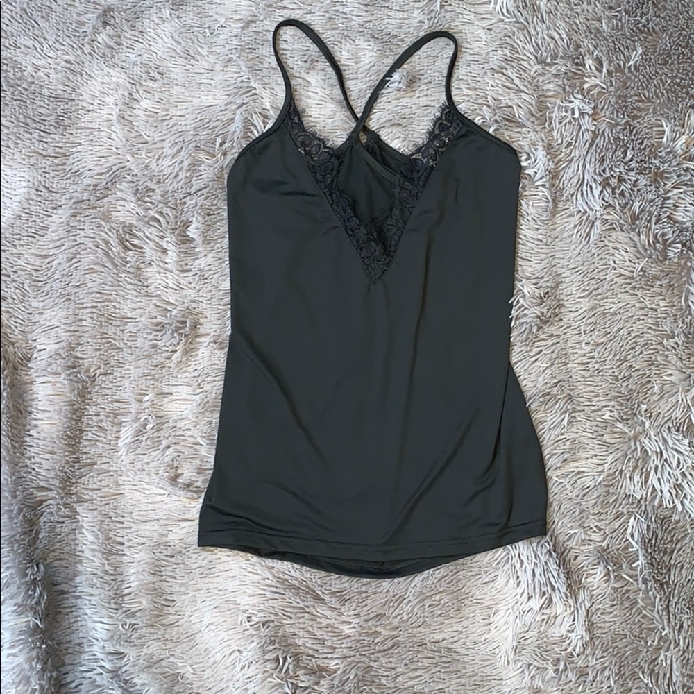 Black tank top